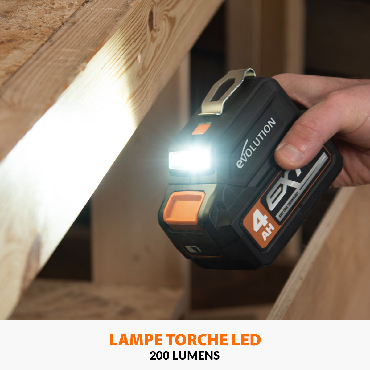 Chargeur USB et lumière LED pour batterie Evolution