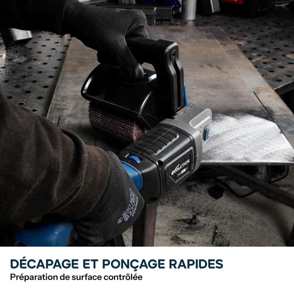 Roue à lamelles pour satineuse grain 60 Evolution pour décapage et ponçage