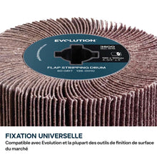 Roue à lamelles pour satineuse grain 60 Evolution pour décapage et ponçage