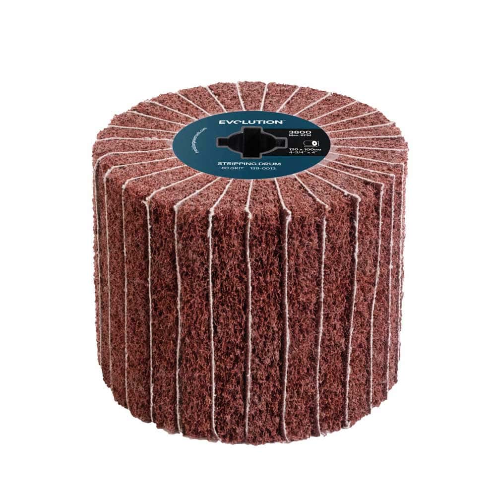 Roue de ponçage pour satineuse grain 80 Evolution pourrossage et ébavurage