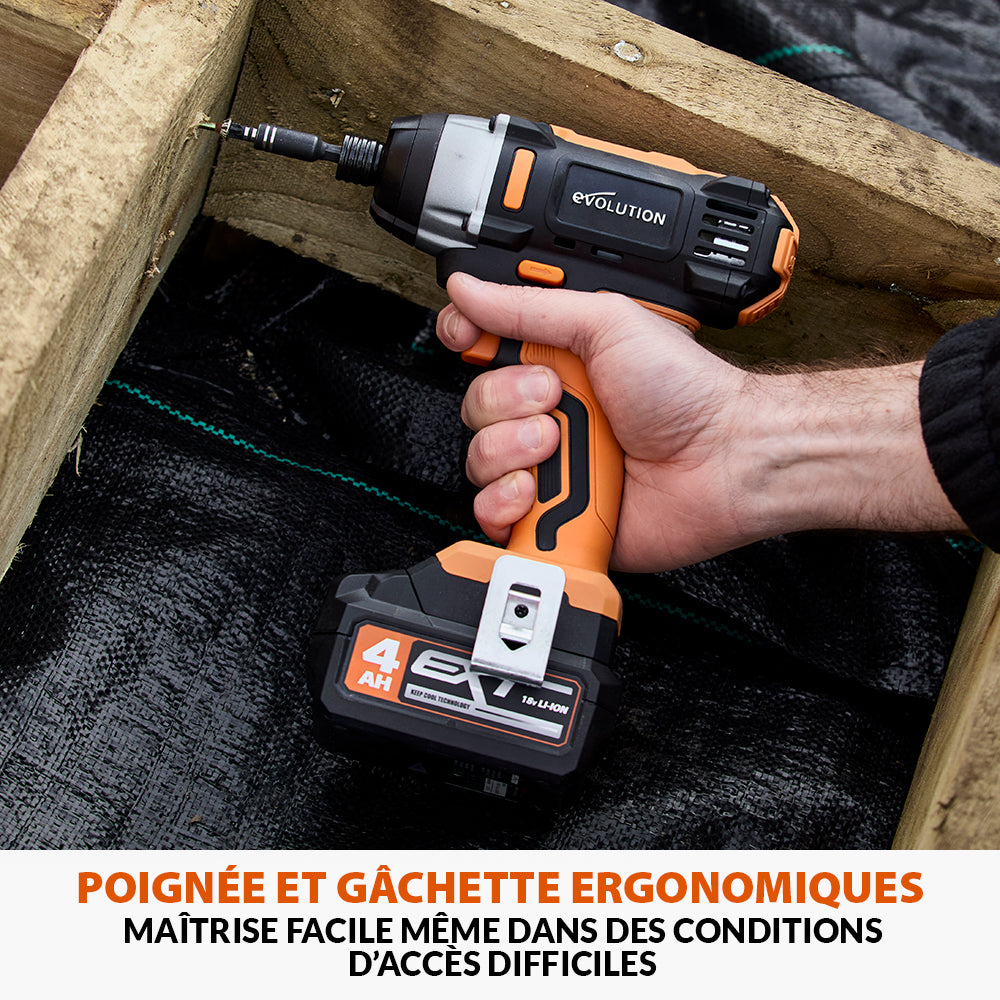 Visseuse à chocs sans fil Evolution R180IDR-Li sans batterie et chargeur