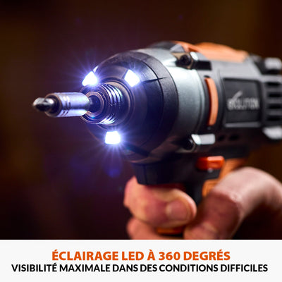 Pack Evolution : Perceuse-visseuse R13CMB-Li + Visseuse à chocs R180IDR-Li avec 2x batteries 2ah chargeur