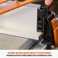 Scie sur table Evolution R255TBL 255mm 1650W avec lame multi-matériaux TCT