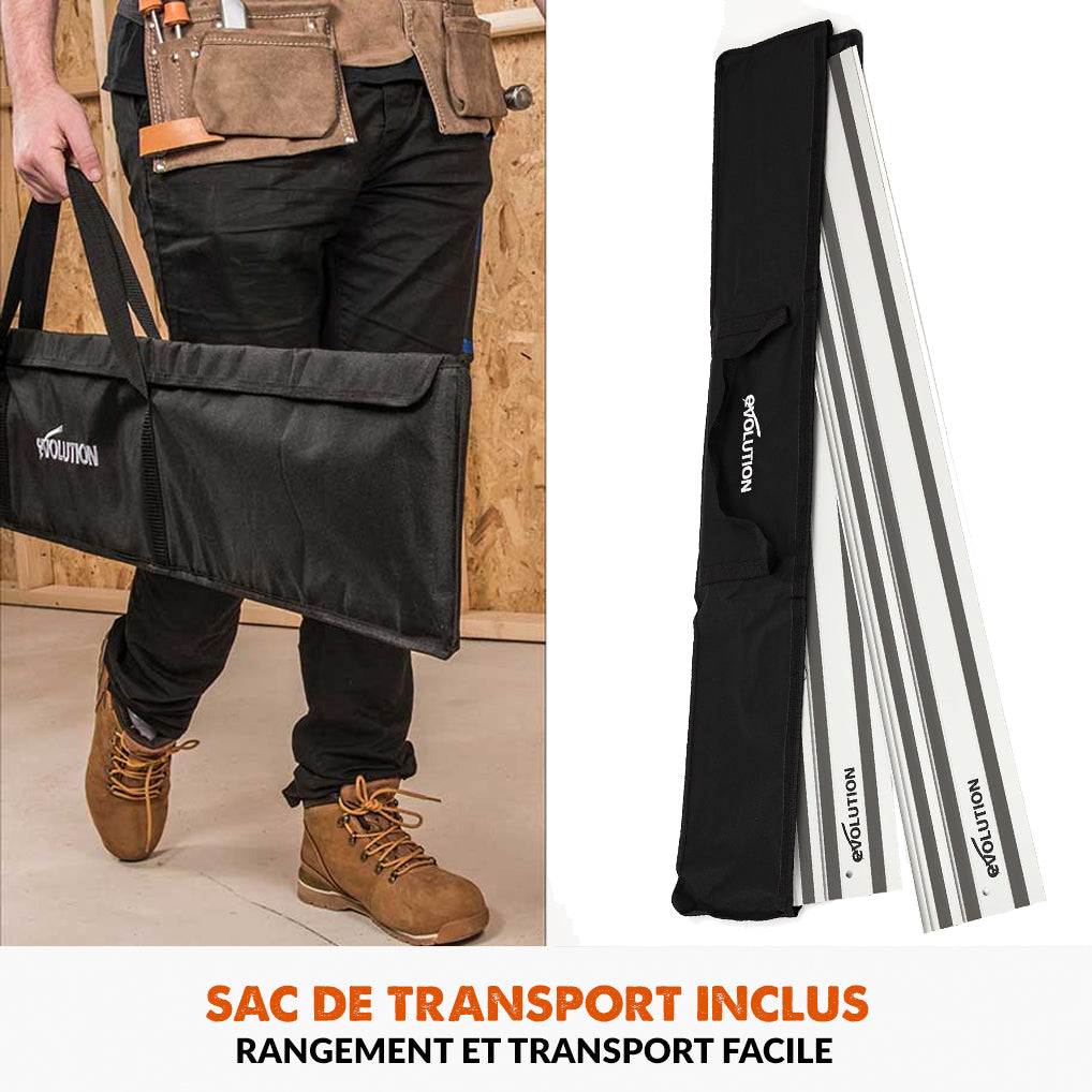 Guide de coupe universel 2,8m Evolution ST2800-G2 pour scie circulaire