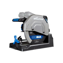 Scie à tronçonner sans fil de 355mm Evolution S355CPS-Li pour la coupe du métal, avec moteur brushless et lame EvoMax