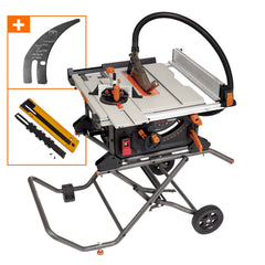 Pack Evolution : Scie sur table Evolution R255TBL+ PRO 255mm 1800W avec lame multi-matériaux TCT