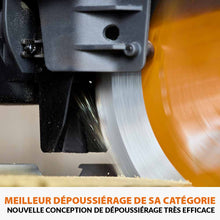 Pack Evolution : Scie à onglet de 255mm sans fil double biseau R255SMS-DB-Li avec lame multi-matériaux TCT et batteries 5Ah avec double chargeur + Support Evolution PLUS