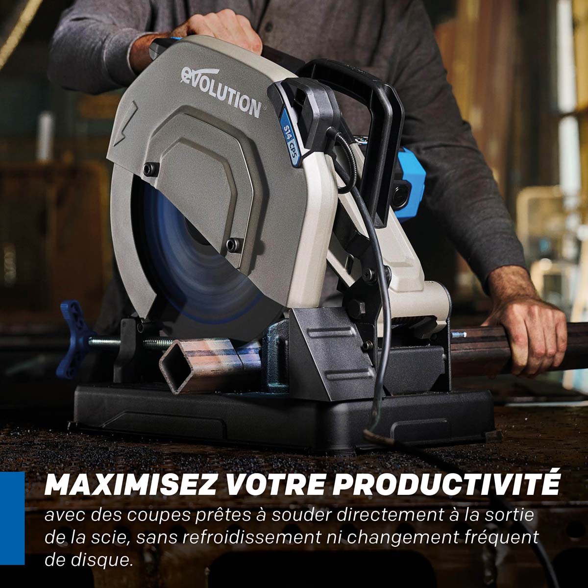 Lame Acier EVOMAX 355 mm à 80 dents pour coupe professionnelle et intensive