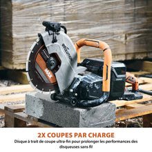 Disque diamant EVOMAX 260 mm à trait de coupe ultra-fin