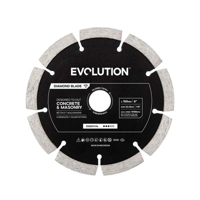 Disque diamant pour la découpe du béton de 150mm Essential alésage de 22.2mm