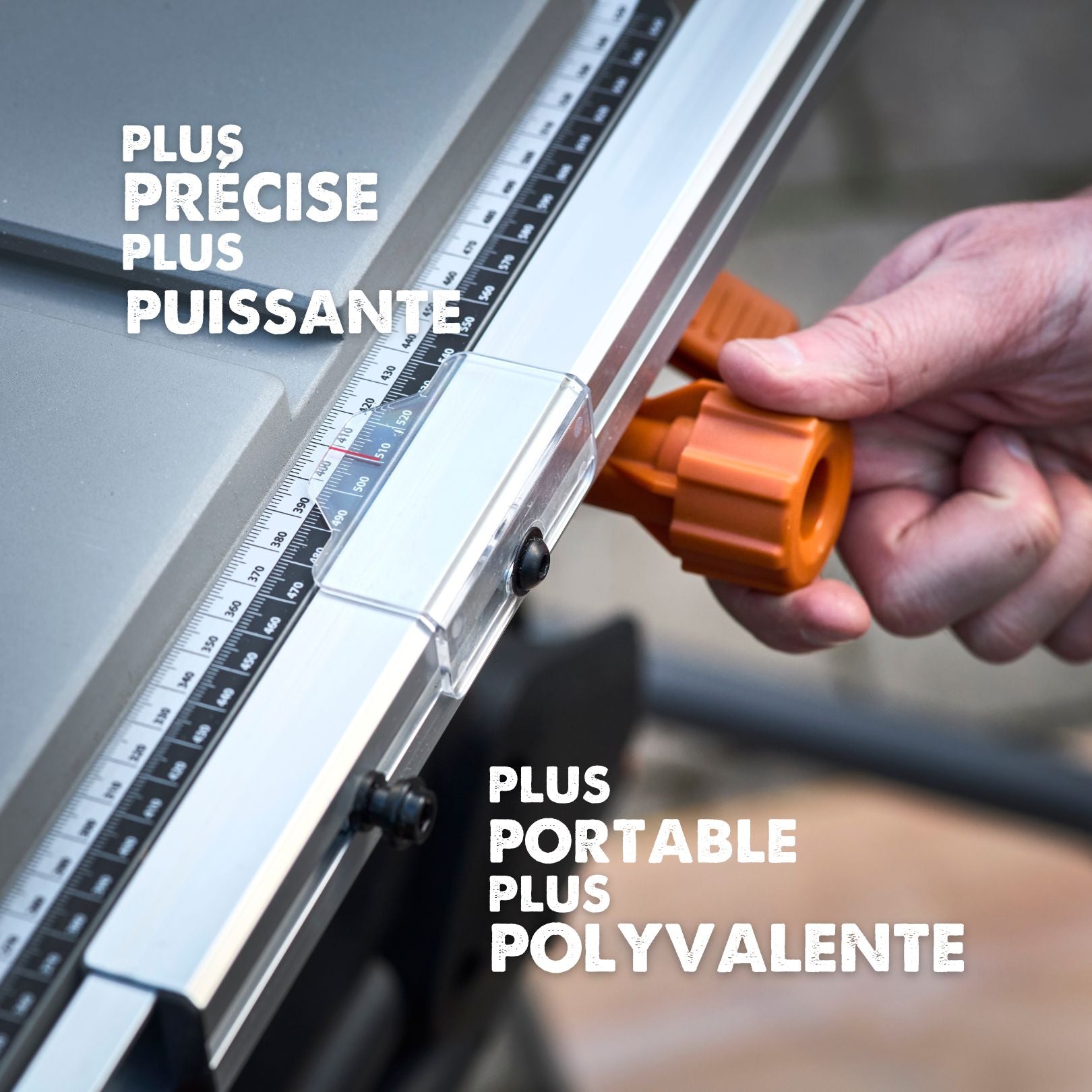 Scie sur table Evolution R255TBL+ 255mm 1800W avec lame multi-matériaux TCT+ Support roulant pliable
