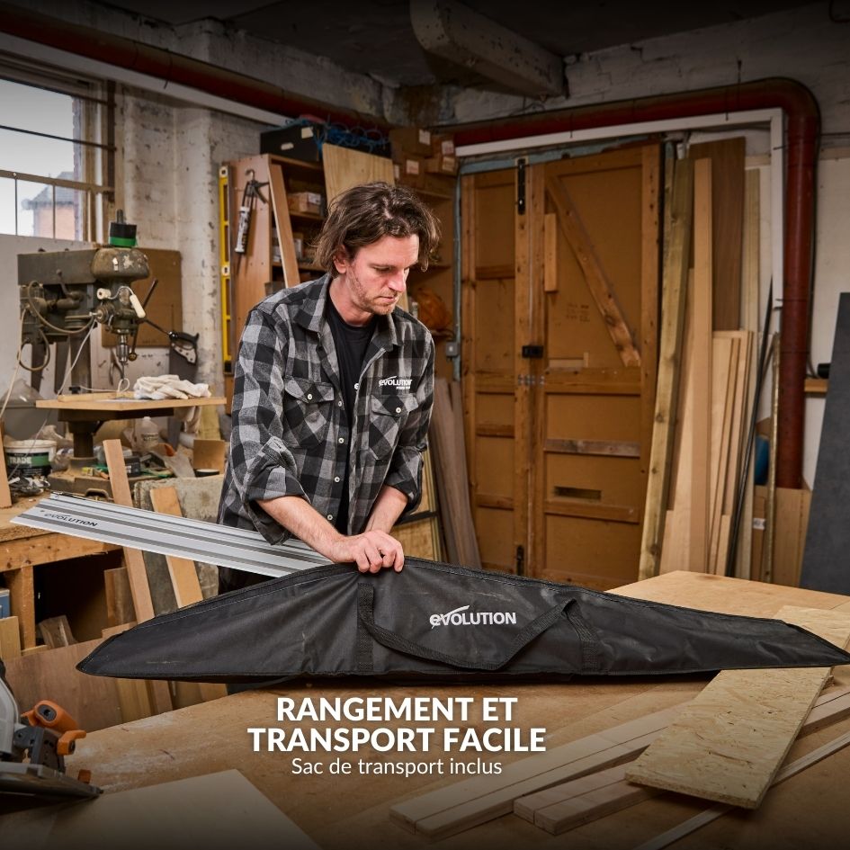 Guide de coupe universel 2,8m Evolution ST2800-G2 pour scie circulaire