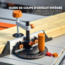 Scie sur table Evolution R255TBL+ 255mm 1800W avec lame multi-matériaux TCT+ Support roulant pliable