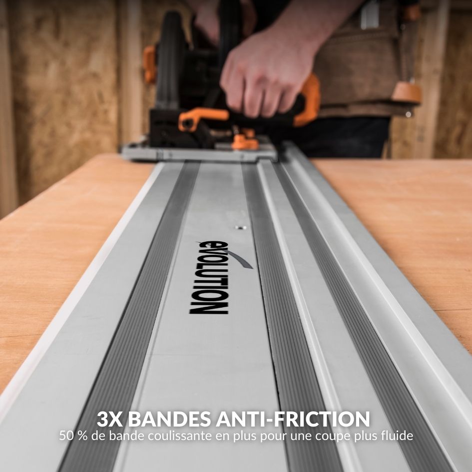 Guide de coupe universel 2,8m Evolution ST2800-G2 pour scie circulaire