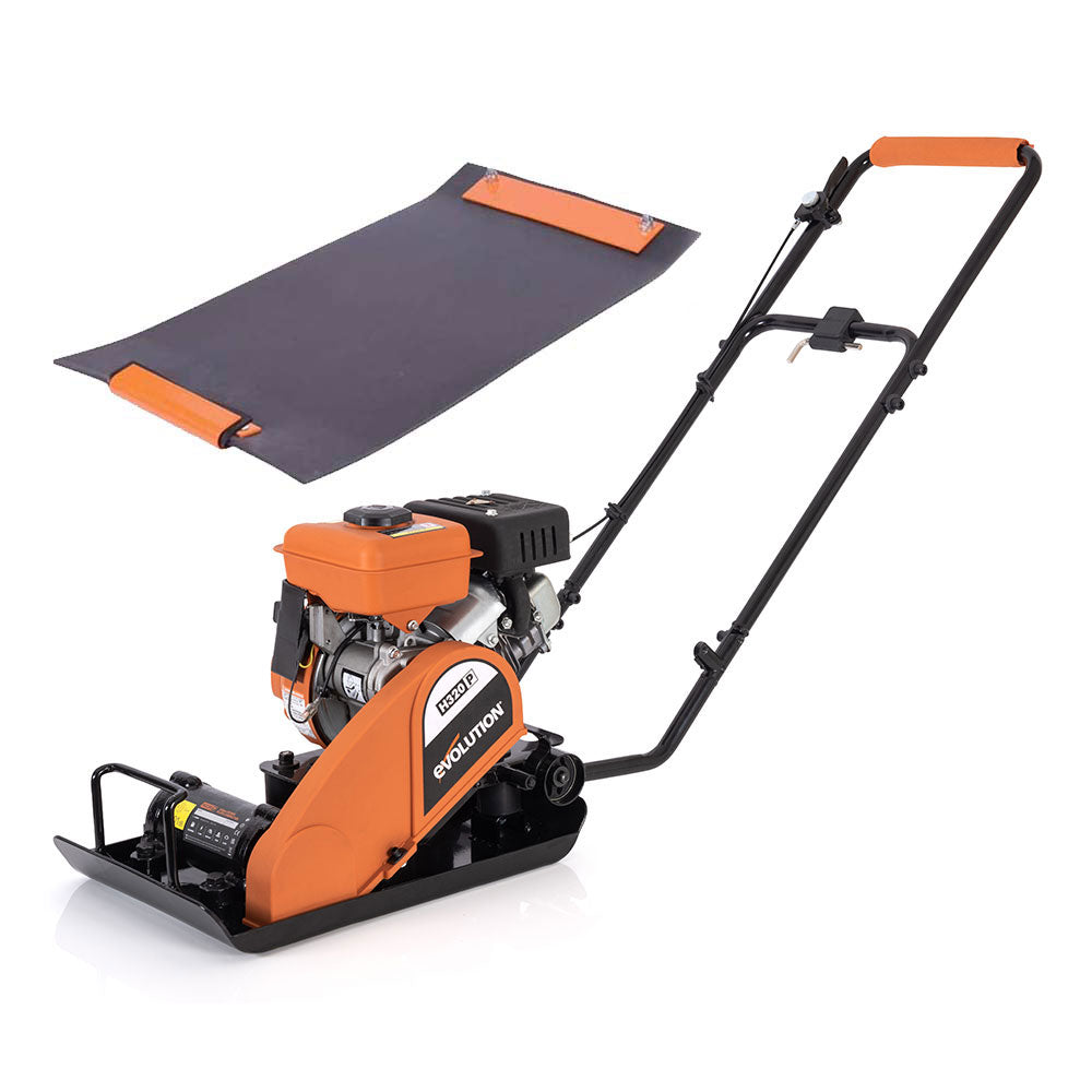 Pack Evolution : Plaque vibrante à essence Evolution H320-P + patin de pavage