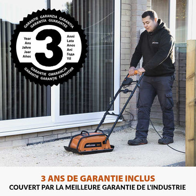 Pack Evolution : Plaque vibrante Evolution H320-E + patin de pavage