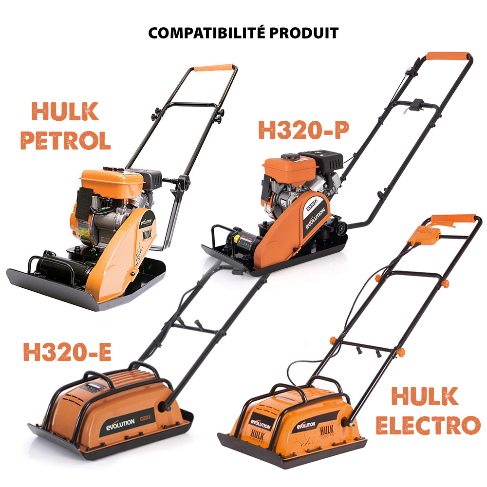 Patin de pavage pour les compacteurs Evolution HULK