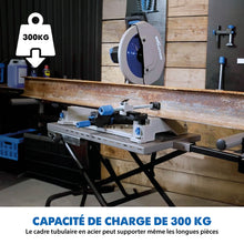 Evolution MCSSTAND Support à roues pour les tronçonneuses à métaux avec la technologie PowerLift