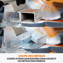 Scie à onglet de 255mm sans fil double biseau R255SMS-DB-Li avec lame multi-matériaux TCT et batteries 5Ah avec double chargeur