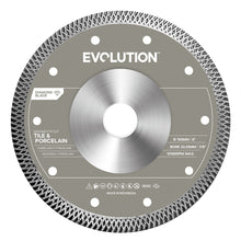 Disque diamant Evolution pour porcelaine et carrelage de 150mm alésage de 22.2mm