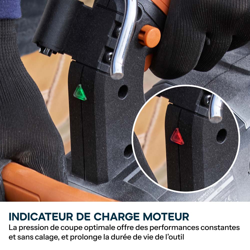 Scie à béton électrique R150DCT-PRO de 150mm avec système d'arrosage et disque diamanté haute résistance