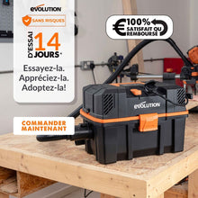 Aspirateur 15L Evolution R15VAC pour déchets secs et humides