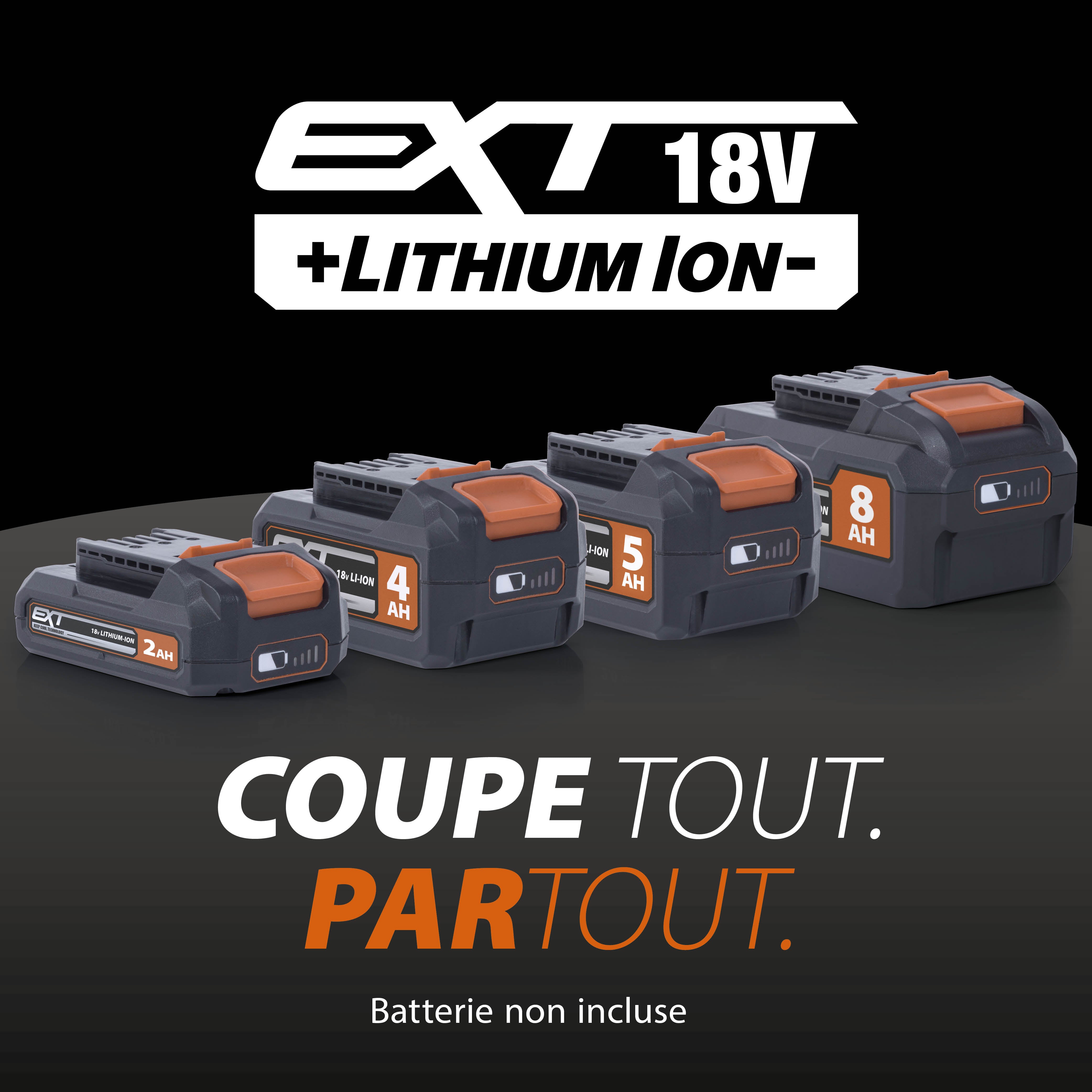 Scie circulaire sans fil 185mm Evolution R185CCSX-Li sans batterie et chargeur