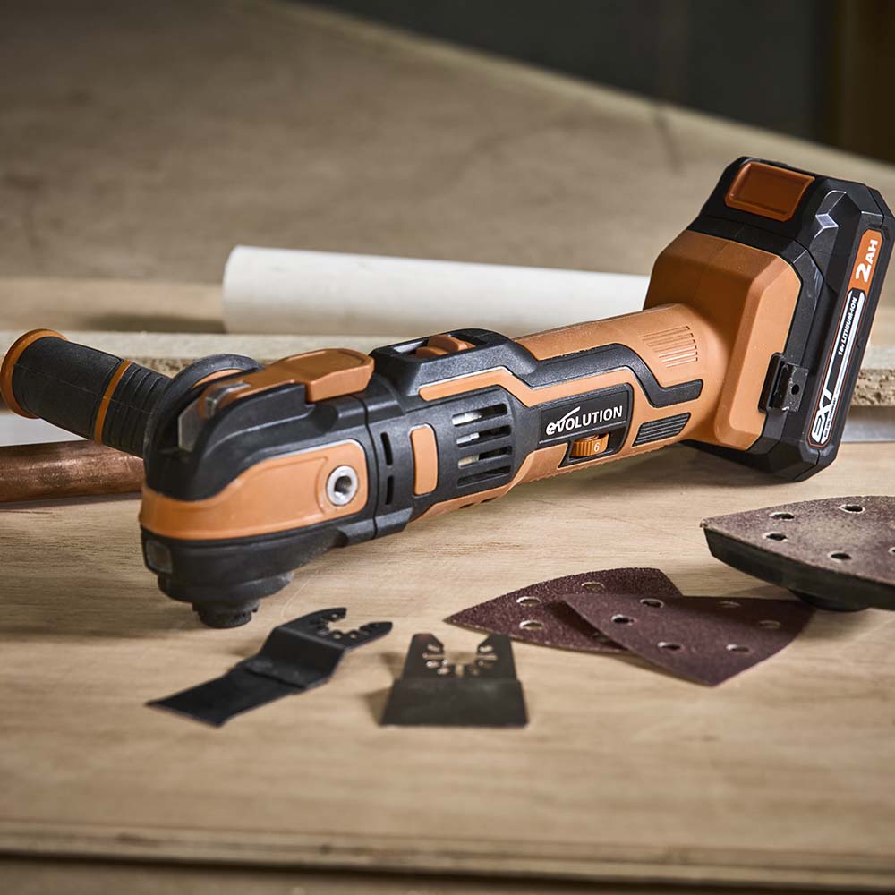 Outil multifonctions sans fil Evolution R18MLT-Li sans batterie et chargeur