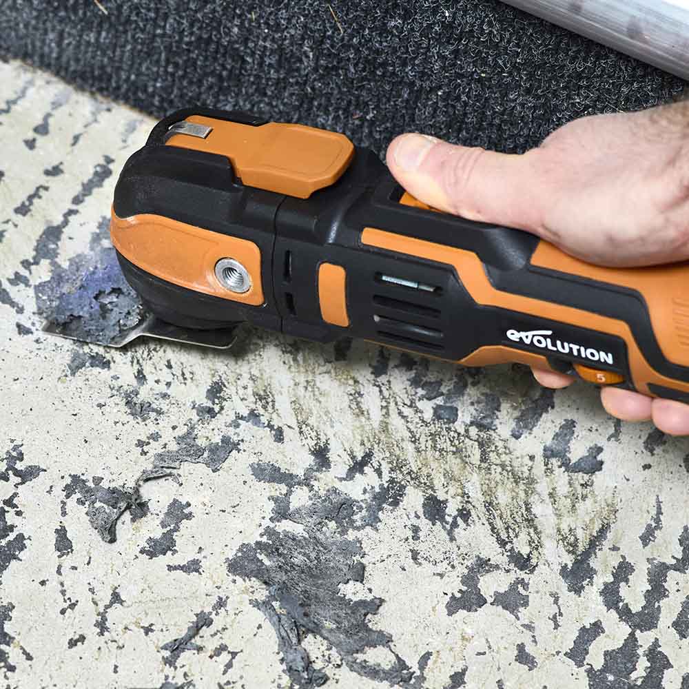 Outil multifonctions sans fil Evolution R18MLT-Li avec batterie 2Ah et chargeur