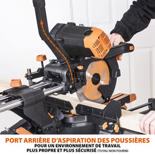Pack Evolution : Scie à onglet électrique double biseau R255SMS-DB+ avec lame multi-matériaux TCT de 255mm + Support Evolution PLUS