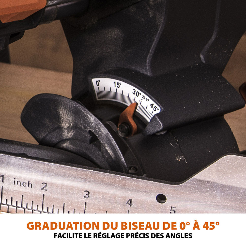 Pack Evolution : Scie à onglet électrique 255mm R255SMS+ avec lame multi-matériaux TCT + Support Evolution PLUS