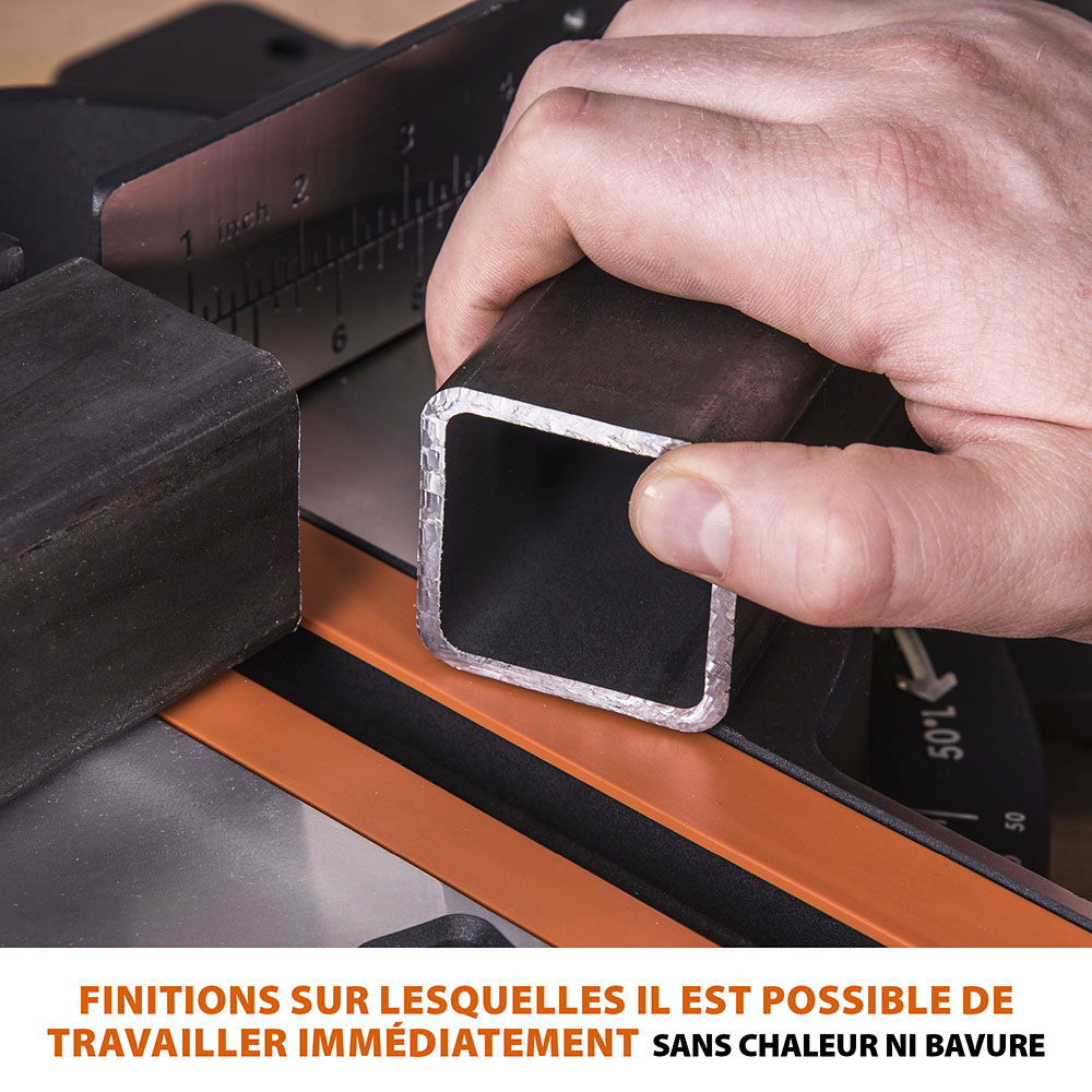 Pack Evolution : Scie à onglet électrique 255mm R255SMS+ avec lame multi-matériaux TCT + Support Evolution PLUS