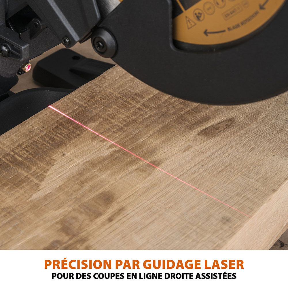 Pack Evolution : Scie à onglet électrique 255mm R255SMS+ avec lame multi-matériaux TCT + Support Evolution PLUS