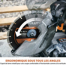 Pack Evolution : Scie à béton sans fil R260DCT-Li avec lame diamant EVOMAX + pompe à eau 15L manuelle