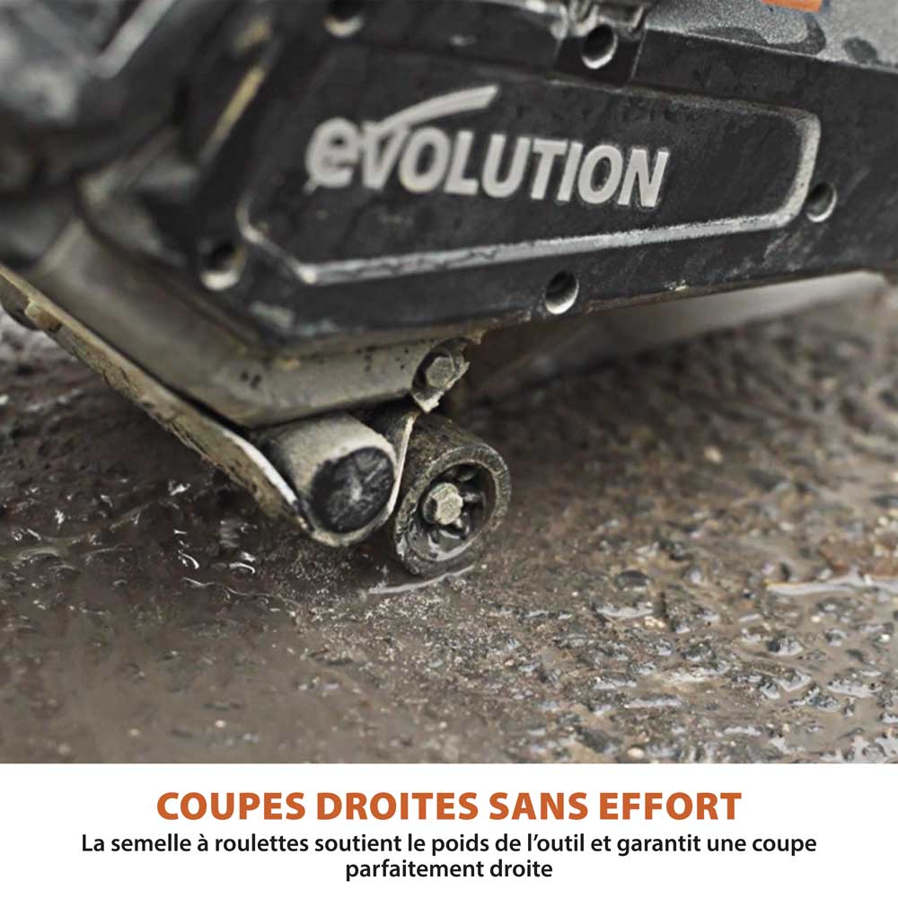 Pack Evolution : Scie à béton sans fil R260DCT-Li avec lame diamant EVOMAX + pompe à eau 15L manuelle