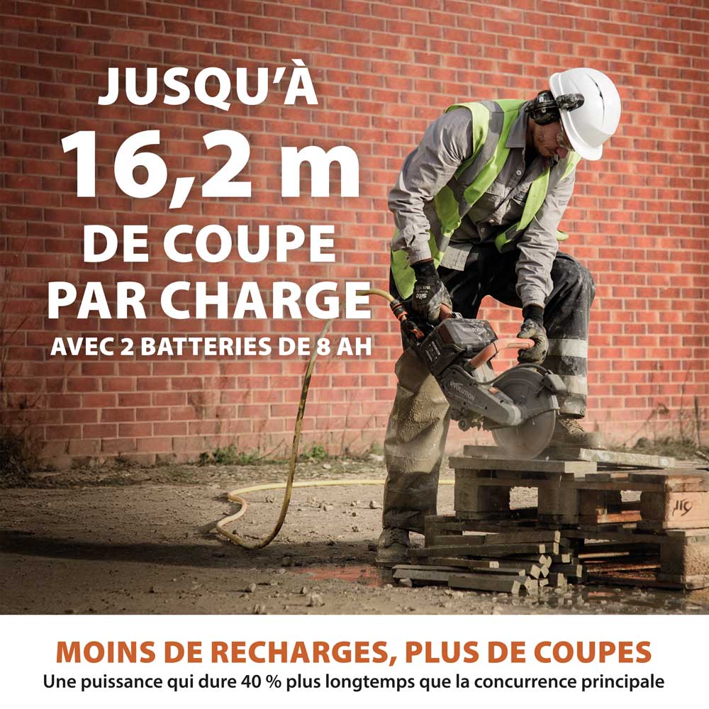 Pack Evolution : Scie à béton sans fil R260DCT-Li avec lame diamant EVOMAX + pompe à eau 15L manuelle