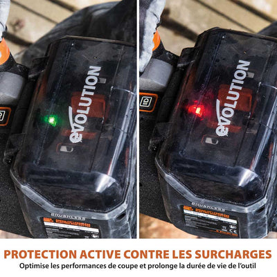 Pack Evolution : Scie à béton sans fil R260DCT-Li avec lame diamant EVOMAX + pompe à eau 15L manuelle