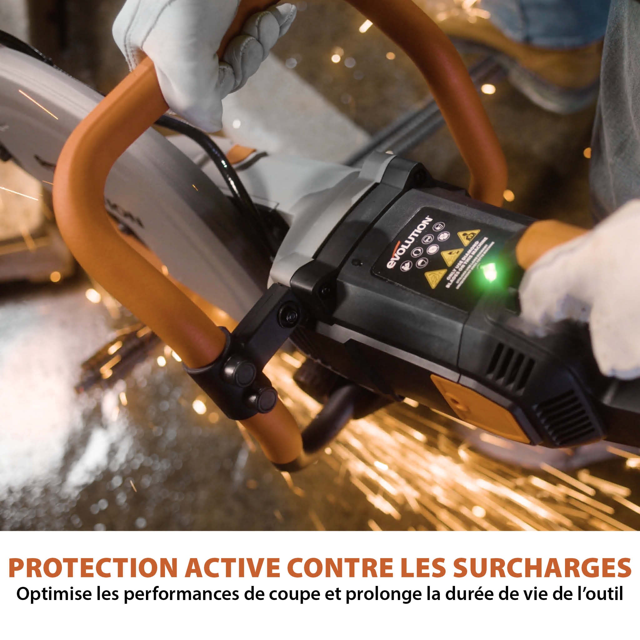 Pack Evolution : Scie à béton électrique 350mm Evolution R350DCT PLUS avec lame diamant premium + pompe à eau 15L manuelle