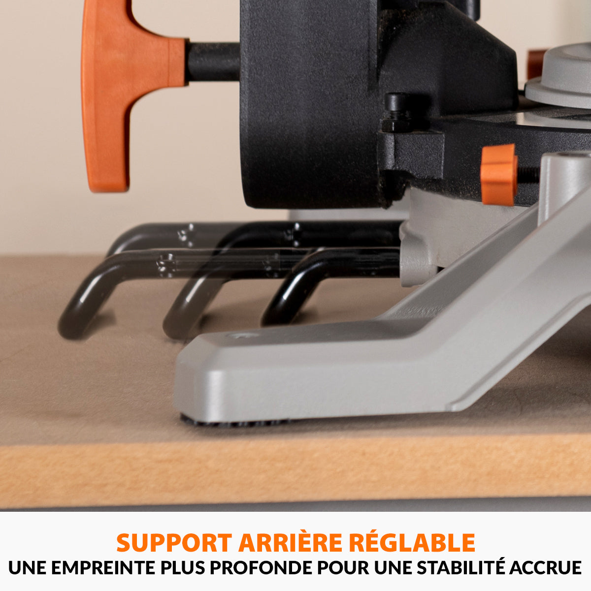 Scie à onglet avec table 210mm Evolution R210MTS-G2 210mm avec Lame multi-matériaux TCT