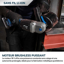 Satineuse sans fil Evolution S120SCT-Li avec moteur brushless et 2 tambours