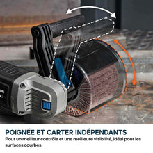 Satineuse sans fil Evolution S120SCT-Li avec moteur brushless et 2 tambours
