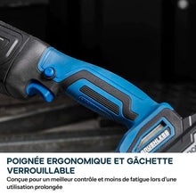Satineuse sans fil Evolution S120SCT-Li avec moteur brushless et 2 tambours