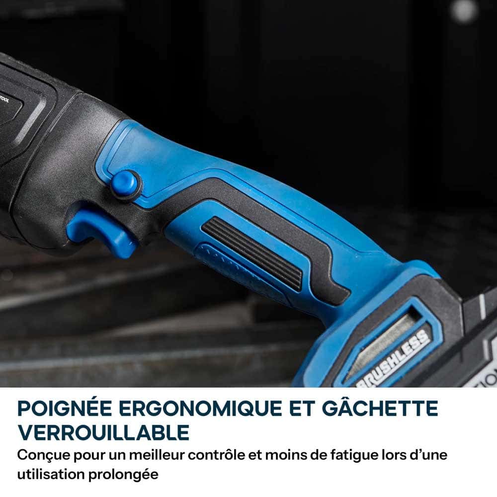 Satineuse sans fil Evolution S120SCT-Li avec moteur brushless et 2 tambours