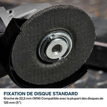 Meuleuse d'angle de sans fil 125mm Evolution S125AGR-Li avec moteur Brushless sans disque