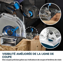 Scie circulaire sans fil 165mm Evolution S165CCS-Li à métaux avec lame à trait de coupe fin