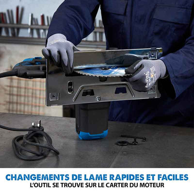 Pack Evolution : Scie circulaire 210mm Evolution S210CCS pour la découpe du métal avec guide de coupe 2.8m