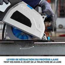 Pack Evolution : Scie circulaire 210mm Evolution S210CCS pour la découpe du métal avec guide de coupe 2.8m