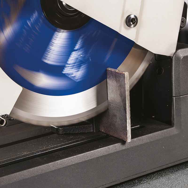 Pack Evolution : Scie à tronçonner 355mm Evolution S355CPS avec 4 lames