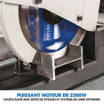 Pack Evolution : Scie à tronçonner 355mm Evolution S355CPS avec 4 lames