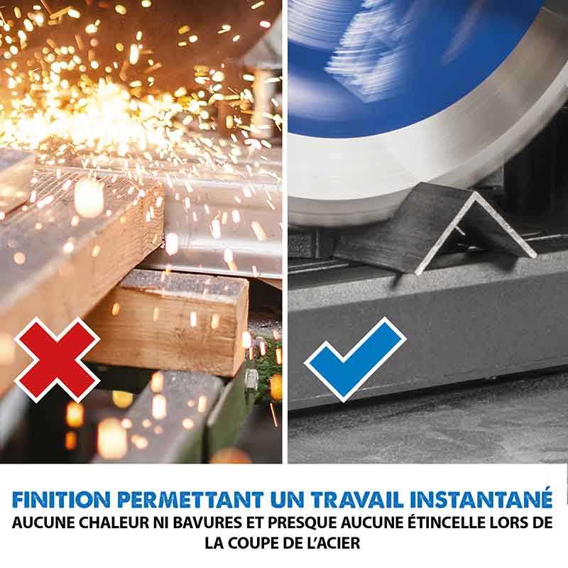 Pack Evolution : Scie à tronçonner 355mm Evolution S355CPS pour la découpe du métal + Support